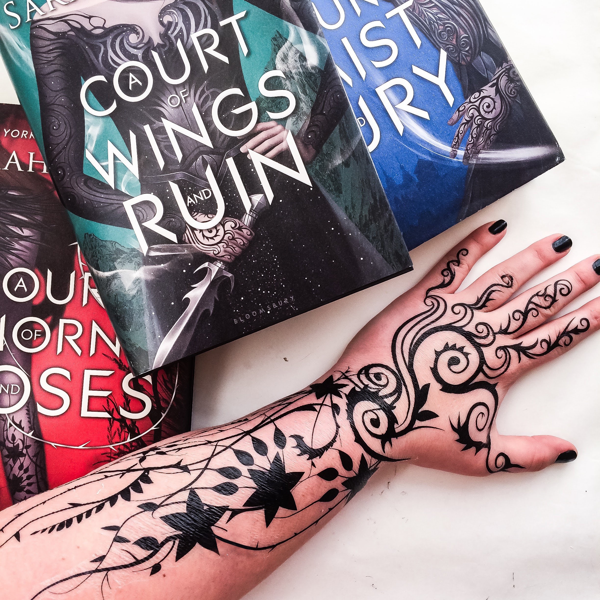 Feyre sleeve tattoo