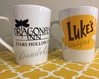 Gilmore Girls Coffee Mug Luke's Diner Dragonfly Inn