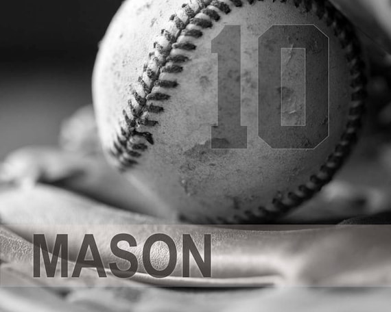 Personalized baseball gifts, Baseball art, Game room art, Baseball gift, Canvas Sports decor, Boys room art, team gifts, Sports // Baseball
