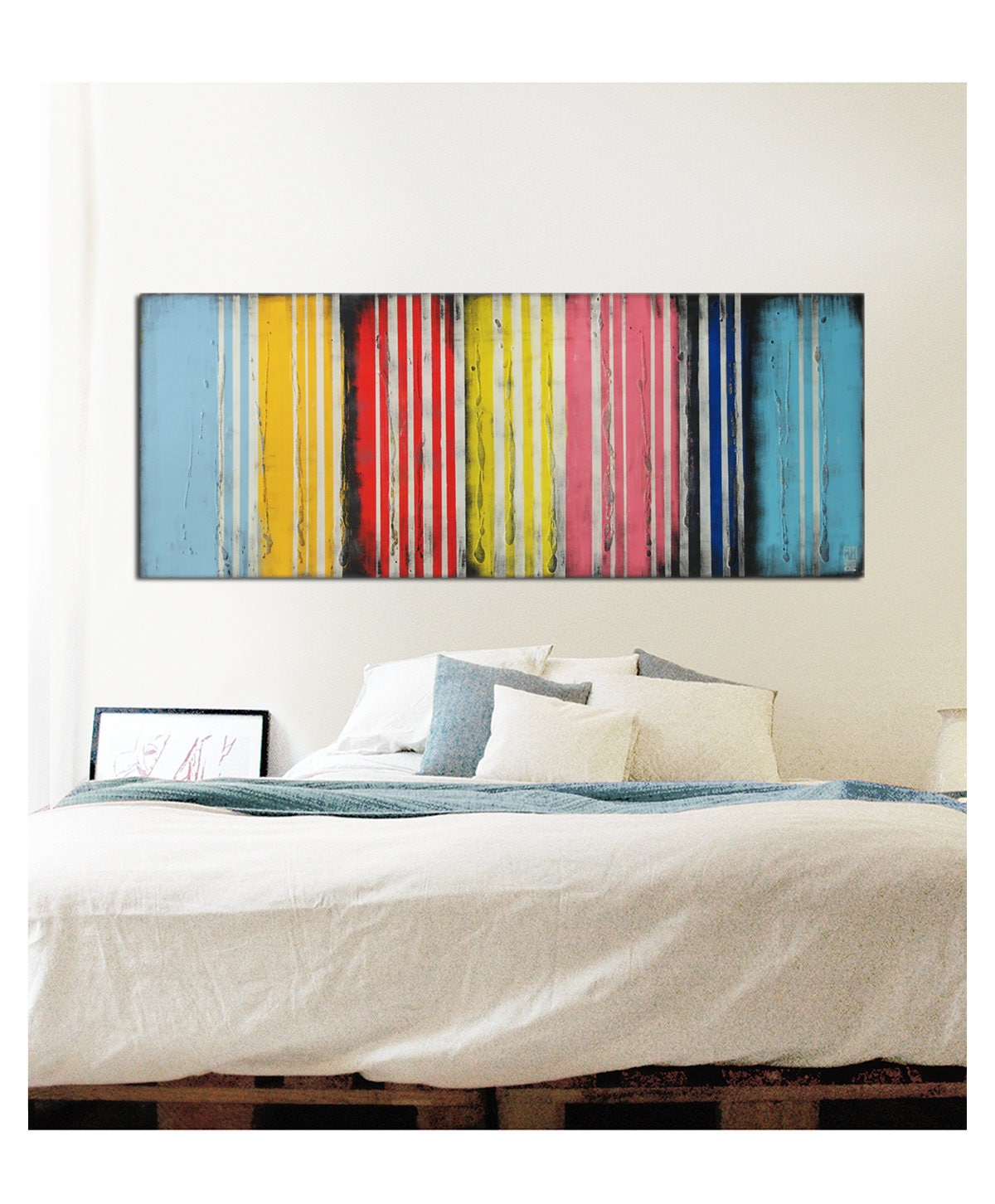 Painting Abstract Art Canvas Wall art Colors on Colors