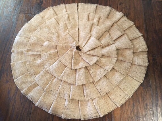 ruffled burlap christmas tree skirt ruffled burlap christmas tree skirt