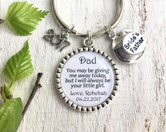 Father-of-the-Bride Gift from Bride Father-of-the-Bride Keychain Wedding Gift for Dad Parents of the Bride Wedding Gift Ideas for Dad