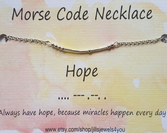 Hope Necklace Infertility Necklace Adoption Gift Sympathy