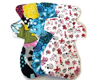 Made to order set of 3 x 15" Reusable Cloth Pads Heavy Flow