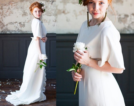 Klimin / Romantic wedding dress Plus size wedding dress bridal