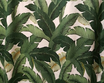 Shower Curtain Tropical Print in Tommy Bahama Indoor/Outdoor Swaying Palms Aloe with Grommets Available in many Sizes