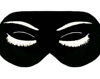 Audrey Hepburn Eyelashes Holly Golightly Breakfast At Tiffany's Sleep Sleeping Eye Mask Masks Cover Night Blindfold Blindfolds cover Slumber