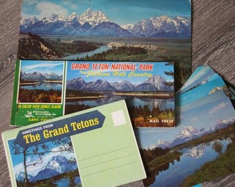 Vintage Grand Teton Postcard Collection
