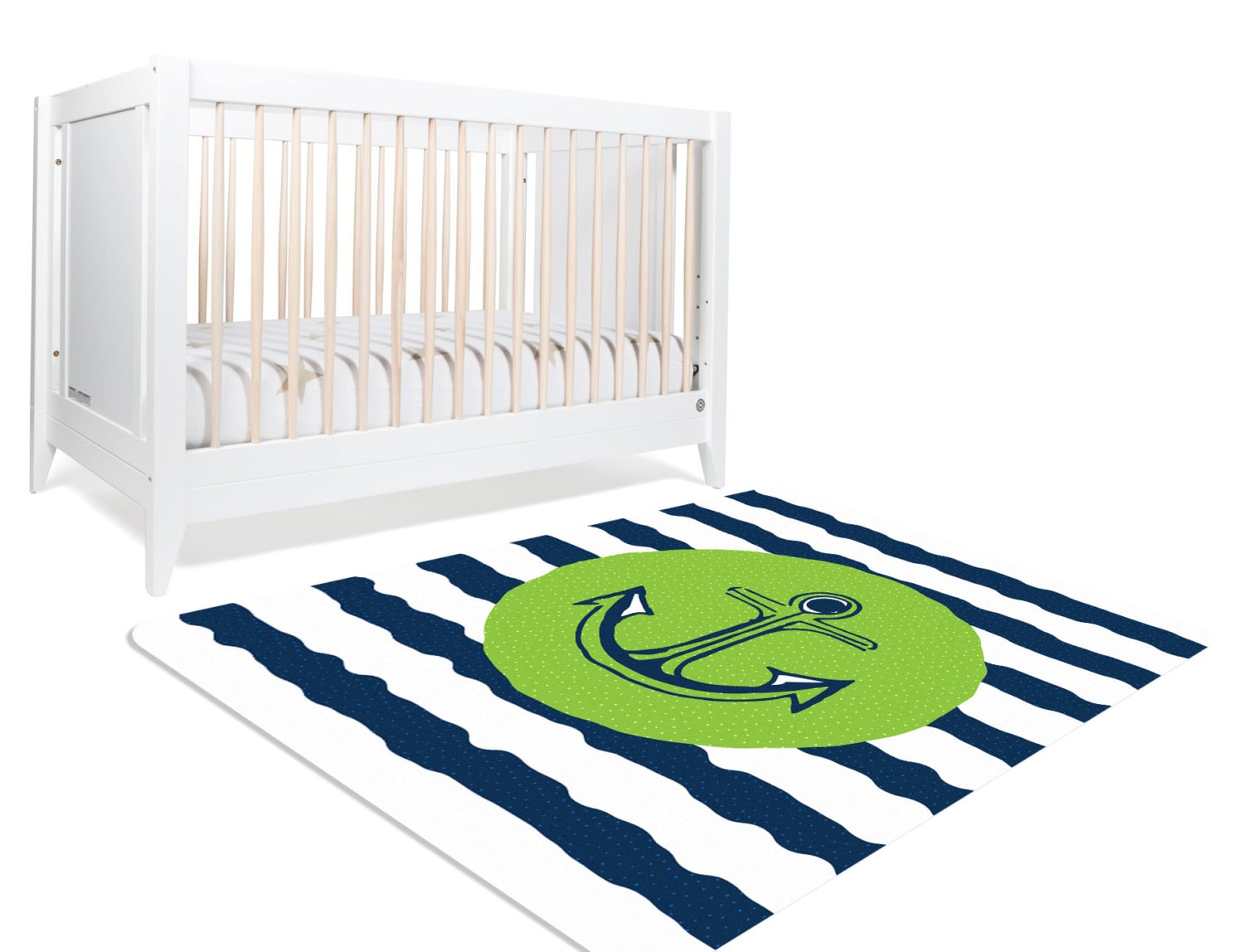 Nautical Rug Nautical Nursery Decor Nautical Nursery Anchor
