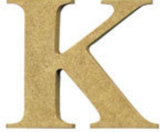 Wooden letter k | Etsy