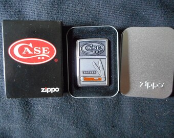 Ultra Rare Zippo Lighter Case Knives Knife Mint Zippo Lighter Super Rare Case Knife Trapper Zippo Lighter Only 250 Made This one Is # 38