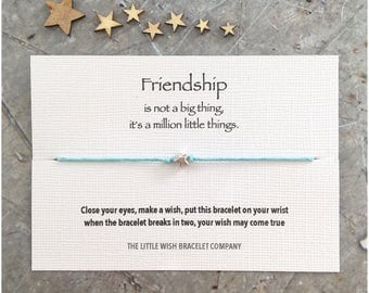 FRIENDS Wish Bracelet Friendship, Best Friends Add a Name & Custom options available