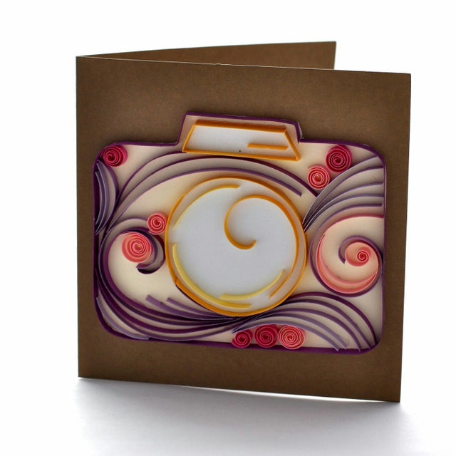 Handmade cards tags custom photo frame by PaperSimplicity on Etsy