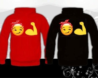 Rosie Riveter Emoji Sweatshirt