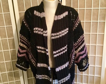 Vintage Calypso 1990s Sweater Kimono Stlye
