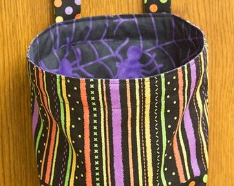 Thread Catcher, Scrap Caddy, Scrap Bag With Pin Cushion