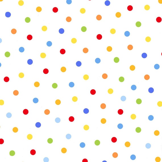 Polka Dots Multicolor 368601 by Studioe Cotton Fabric
