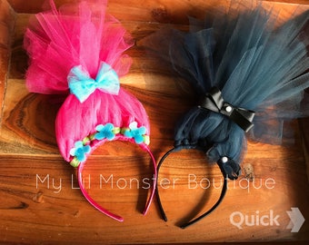 Trolls Poppy headband/ Branch headband