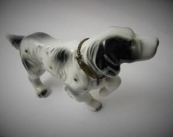 Setter Figurine - English Setter Figurine - Made in Japan