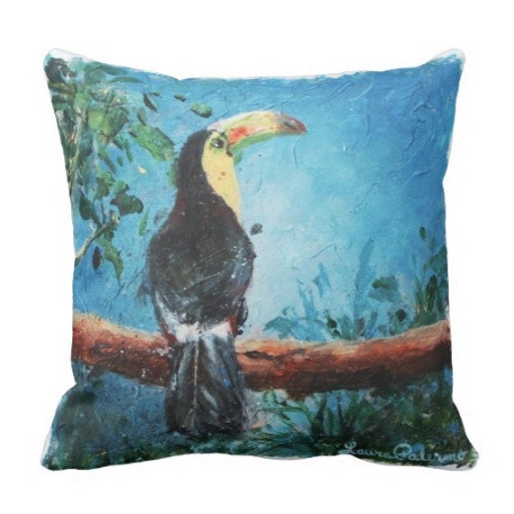 toucan pillow pet