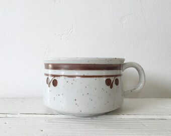 Vintage Otagiri Soup Bowl with Handle / Japanese Stoneware