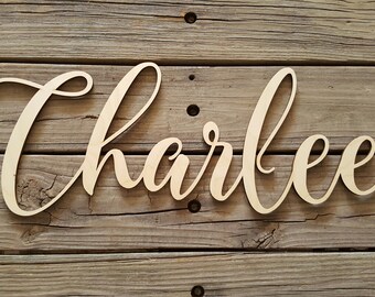 Wooden Name - Name Wall Hanging - Nursery Wall Hanging - Dorm Room Wall Hanging