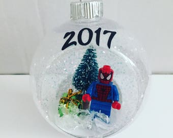 Lego Spiderman Ornament