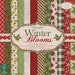 Dovecraft Christmas Winter Blooms 8x8 Paper Pack - Christmas Scrapbook Paper - Christmas Cardstock - Vintage Distressed Designs
