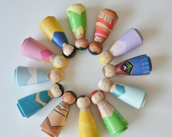 Princess Peg Dolls (5)