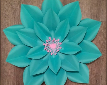 Paper Flower Template #4