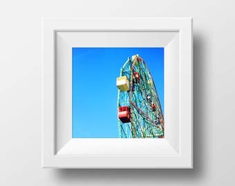 Printable Ferris Wheel Wall Art Print - Modern - Letter size