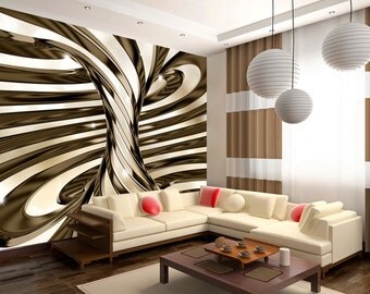 Photo Wallpaper Wall Murals Non Woven 3D Modern Art Optical Illusion Wall Decals Bedroom Decor Home Design Wall Art Decals 206