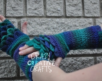 Adult Size Crochet Fingerless Gloves