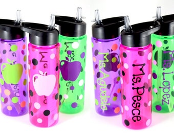 Teacher Water Bottle, Personalized Water Bottle, Personalized Gift, Teacher Gift, Team Gift, Teacher Appreciation