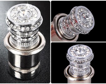 12V Crystal Car Cigarette Lighter & Car Charger Decoration, Car Bling, Car Accessories, Rhinestone Auto interior Accessory, Bling Car Decor