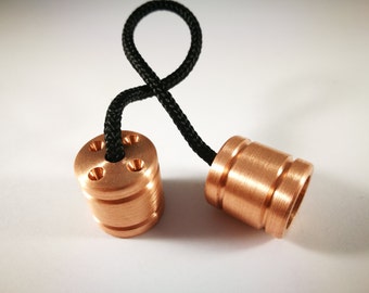 Begleri Worry Beads Brushed Copper Skill Toy Fidget Toy Stress Toy (Choose Your Cord)