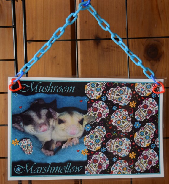 Sugar Glider Cage Sign accessories by sugarcrib on Etsy