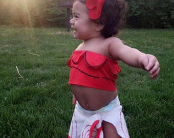 Baby Moana costume - Moana Inspired Outfit -Moana costume
