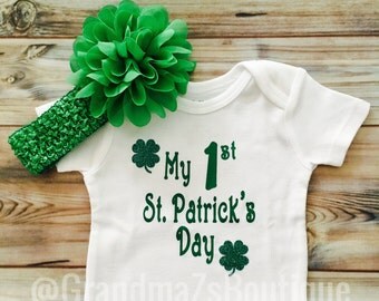 St patricks day baby | Etsy