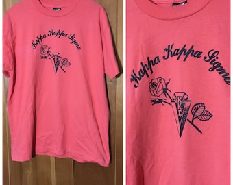 1980s/90s Kappa Kappa Sigma shirt Vintage XL on Screen Stars Best