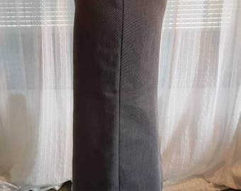 Grey 1950s pencil skirt