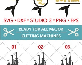 70% OFF SALE Mermaid Svg, Mermaid Monogram Svg, Mermaid Svg Files, Split Mermaid Svg, Split Monogram Svg, Circle Monogram Svg