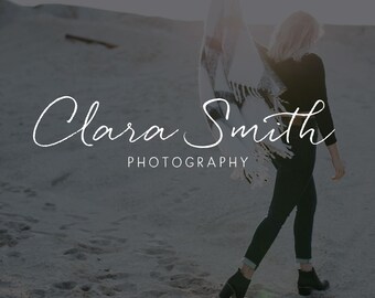 Script Logo, Logo and Watermark, Photography Watermark, Business Logo, Etsy Shop Logo, Blog Logo, Handwritten Logo, Premade Logo Design