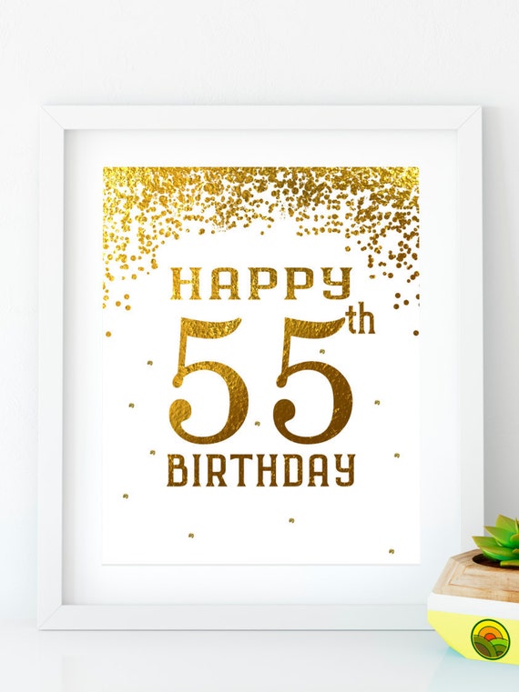 instant-download-happy-birthday-55-gold-birthday-sign-55th