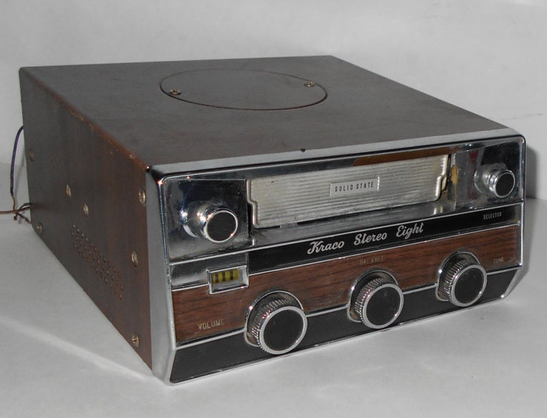 Rare Vintage 1974 KRACO Stereo 8 Track Tape Car stereo Model
