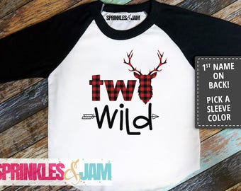 Two Wild Birthday Shirt, 2nd Birthday Shirt Boy, Second Birthday Shirt Boy, Boys 2nd Birthday Outfit
