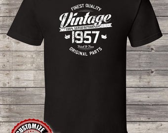 Finest Quality Vintage Since 1957, 60th birthday gifts for Men, 60th birthday gift, 60th birthday tshirt, gift for 60th Birthday Party