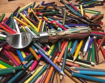 Colored Pencil Ice Cream Scoop