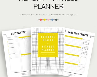 Health And Fitness Planner