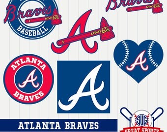 Atlanta Braves SVG, Atlanta Baseball Clipart, Atlanta Braves DXF, Baseball Clipart, Braves Clipart, Clipart SVG, mb-09
